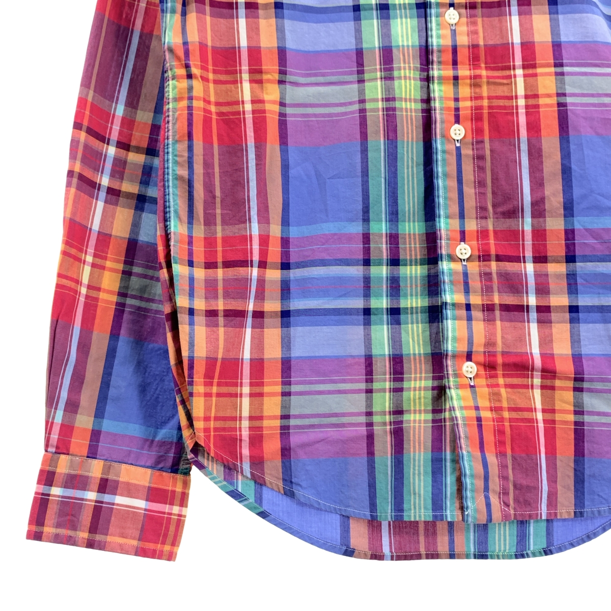 RALPH LAUREN / ラルフローレン チェック ワンポイントポニー ボタンダウン シャツ