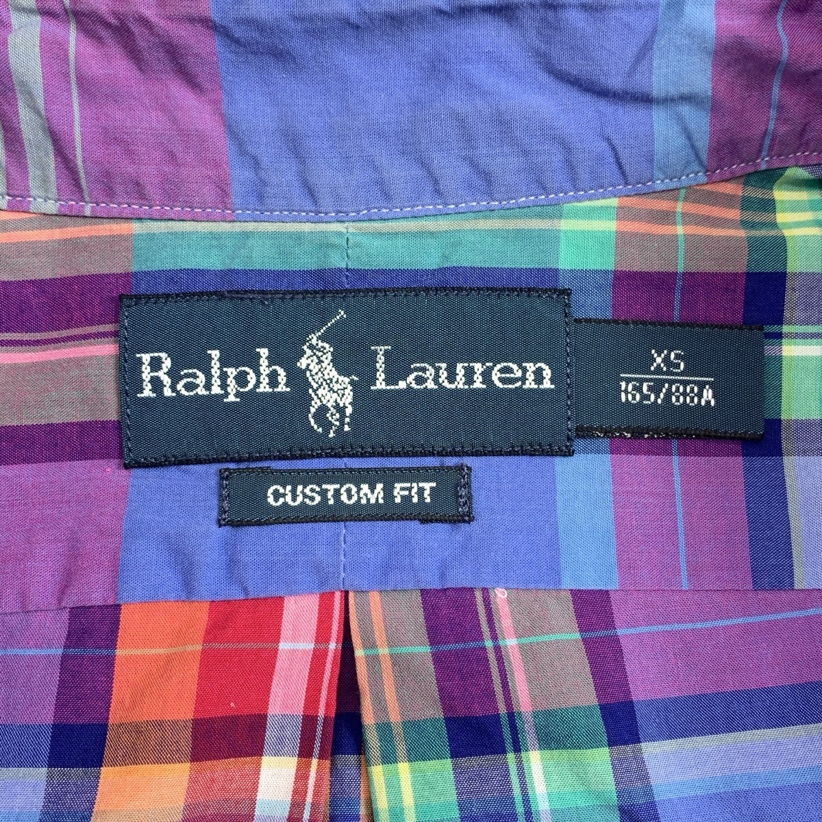 RALPH LAUREN / ラルフローレン チェック ワンポイントポニー ボタンダウン シャツ