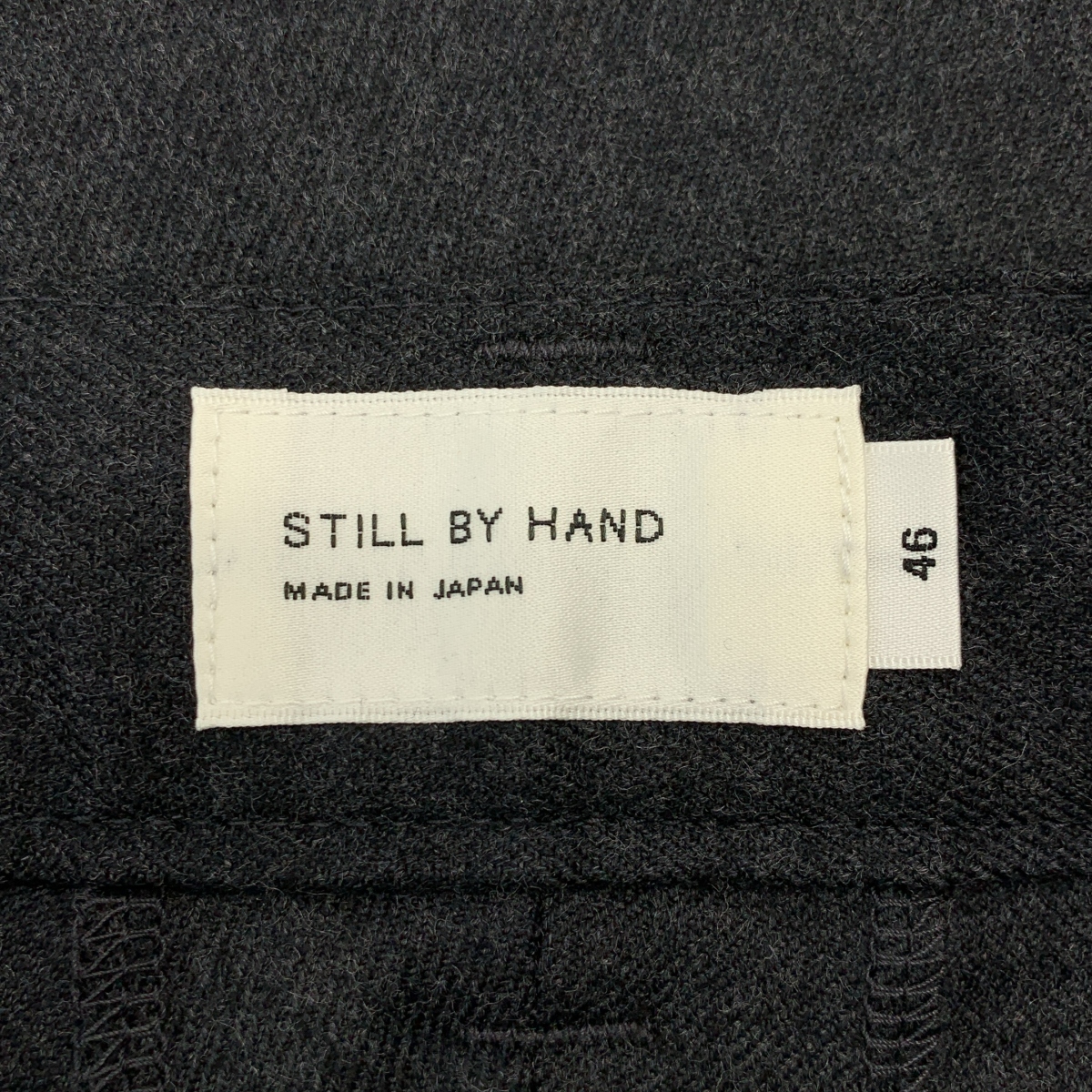 STILL BY HAND / スティルバイハンド Wool Baker Pants ウール ベイカーパンツ