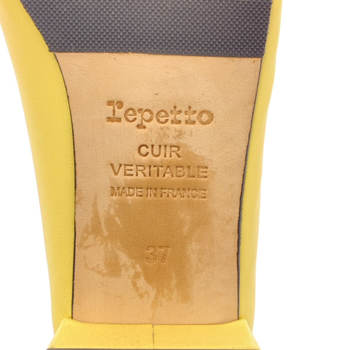 repetto / レペット レザー リボン チャンキーヒール パンプス