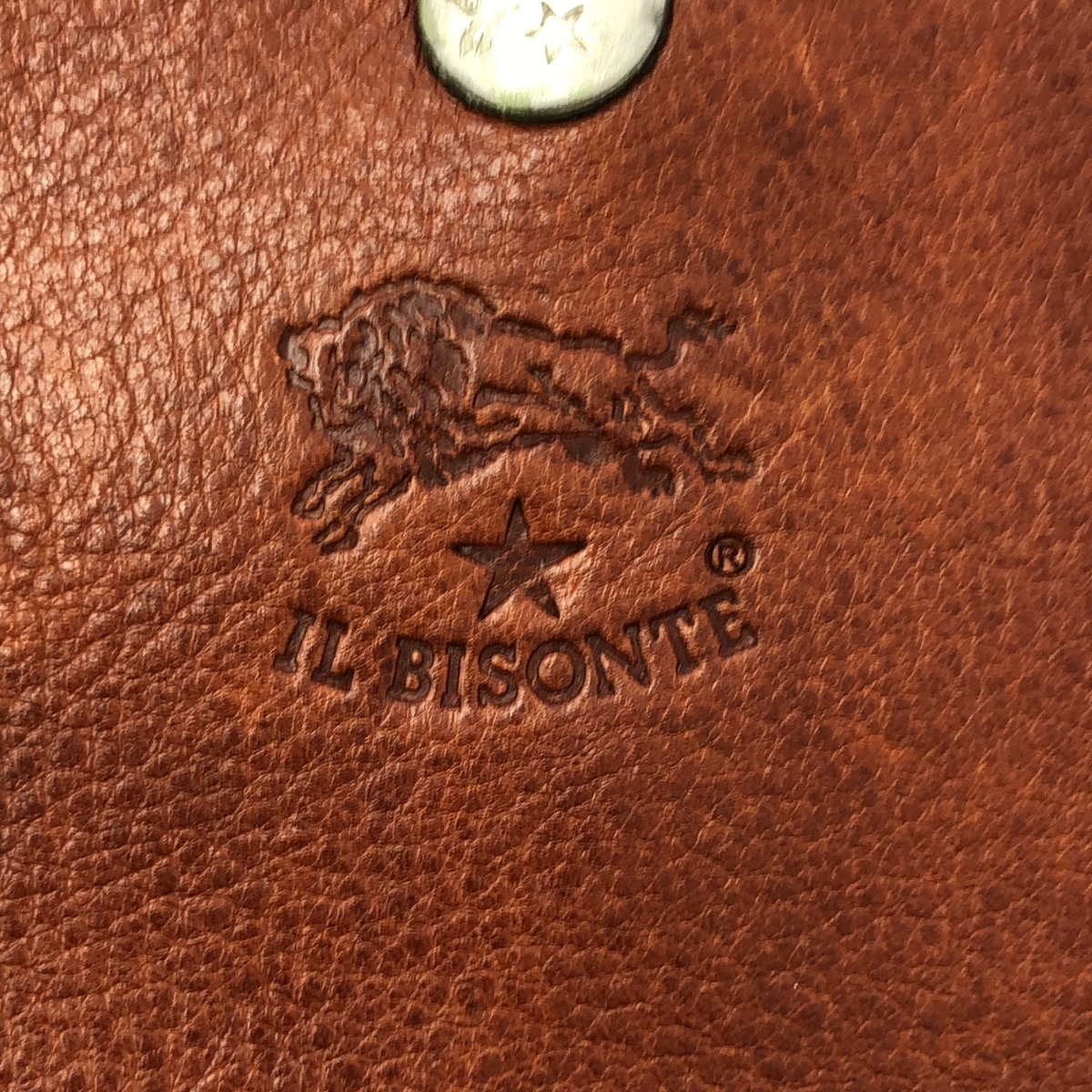 IL BISONTE / イルビゾンテ レザー ロゴ ダブルポケット ショルダーバッグ / ユニセックス