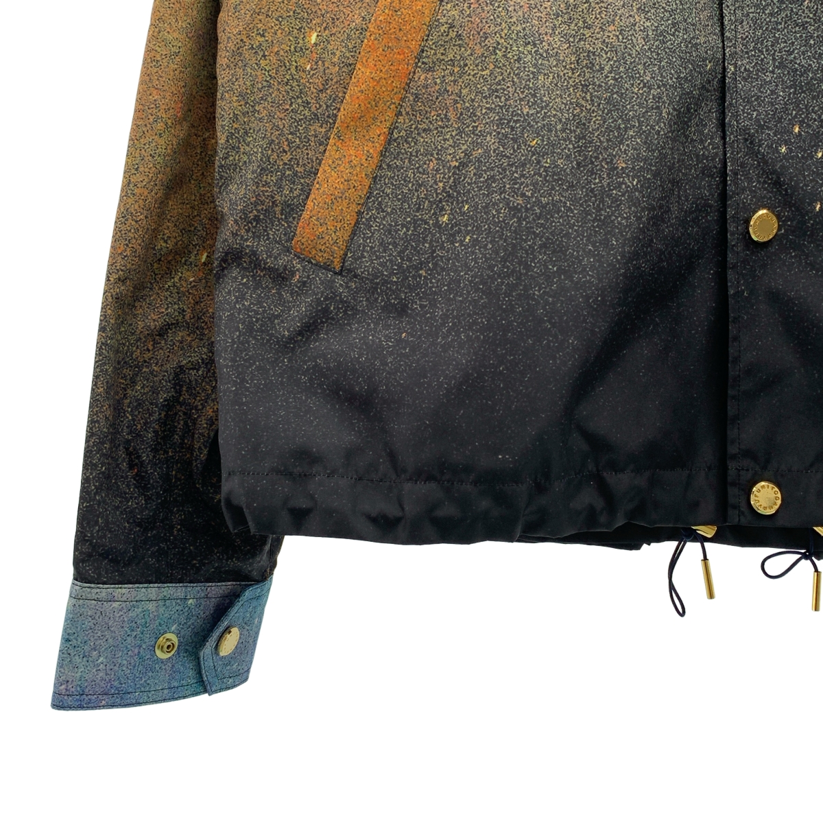 FUMITO GANRYU / フミトガンリュウ Galaxy Jacket / ロゴボタン ドローストリング コーチジャケット / 総裏地