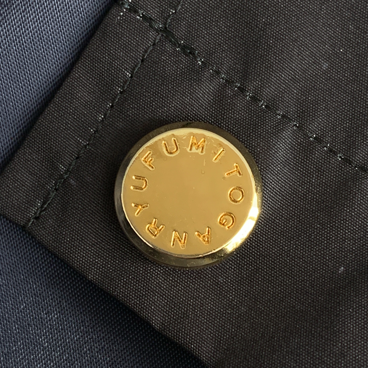 FUMITO GANRYU / フミトガンリュウ Galaxy Jacket / ロゴボタン ドローストリング コーチジャケット / 総裏地