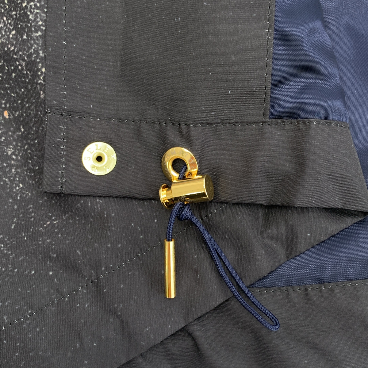 FUMITO GANRYU / フミトガンリュウ Galaxy Jacket / ロゴボタン ドローストリング コーチジャケット / 総裏地