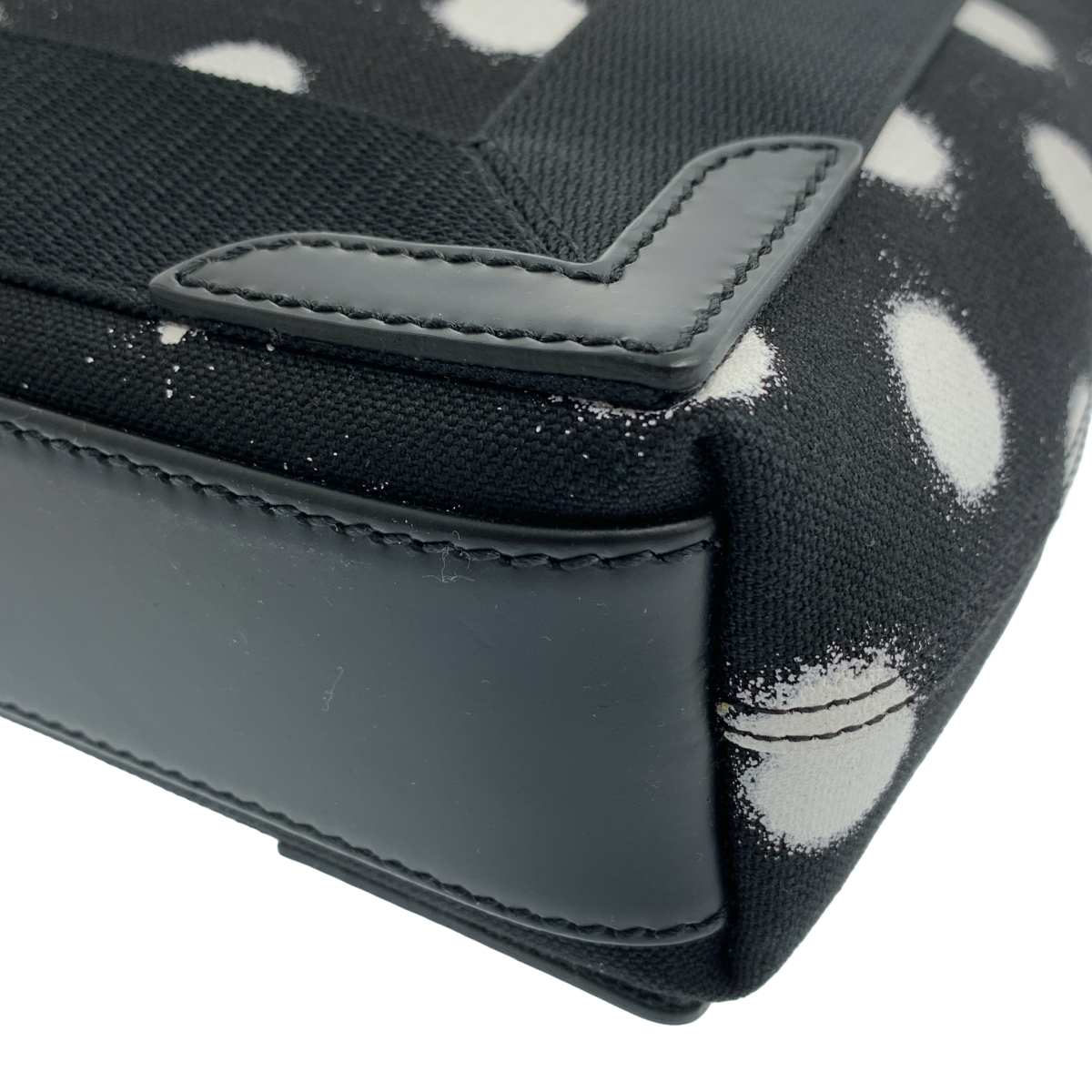 BALENCIAGA / バレンシアガ Cabas XS キャンバス ドット プリント ハンドバッグ