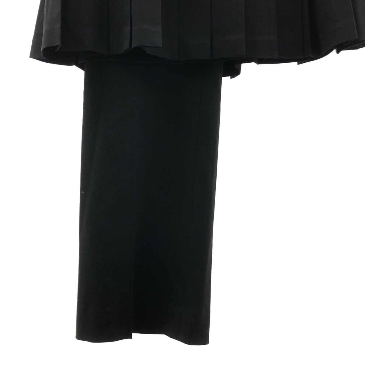 JUNYA WATANABE / ジュンヤワタナベ プリーツ加工 ウール アシンメトリー パンツ