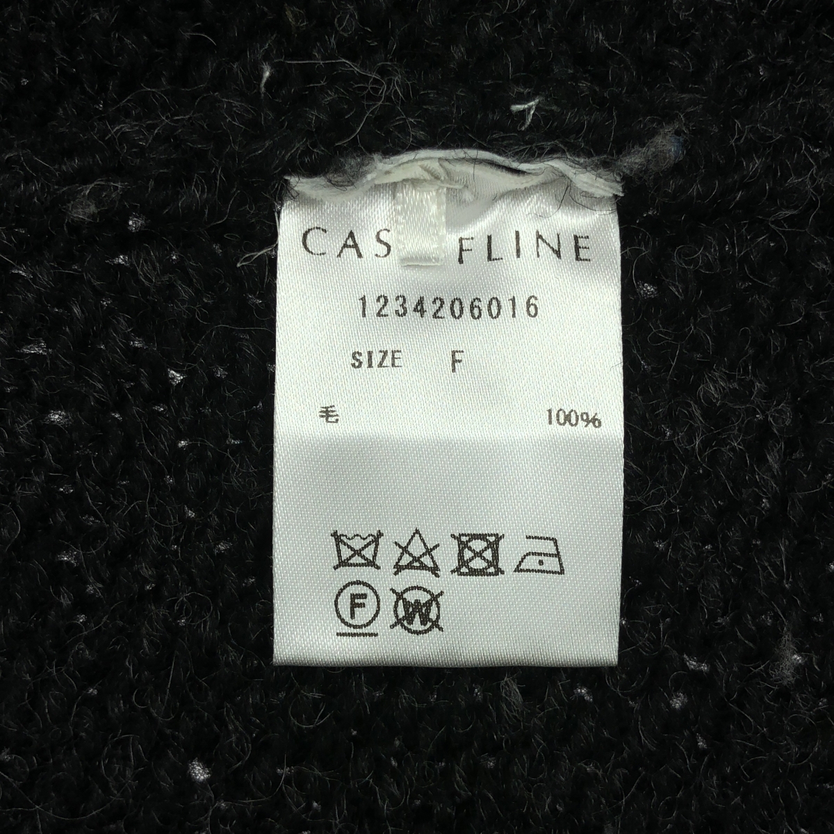 CASA FLINE / カーサフライン フェアアイル柄 ハンドニット カーディガン