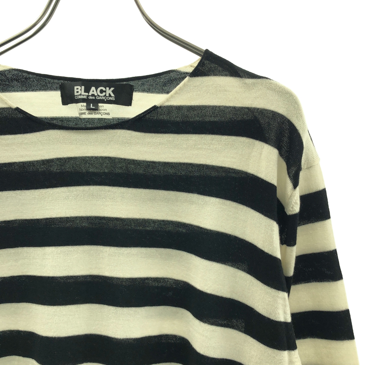 BLACK COMME des GARCONS / ブラックコムデギャルソン オーバーシルエット ニット セーター