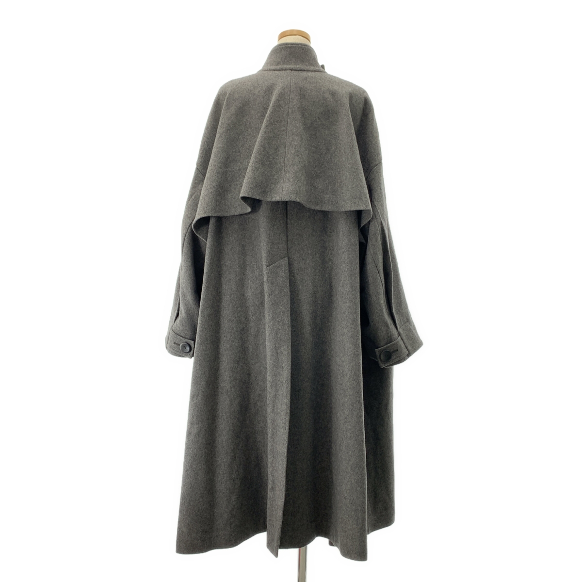 ENFOLD / エンフォルド OVER-SIZE FLARE COAT ウール オーバーサイズ フレアコート