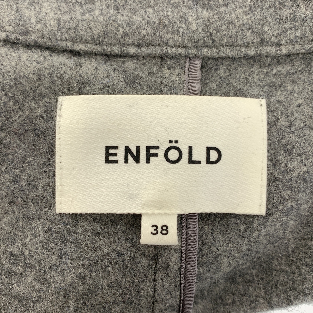 ENFOLD / エンフォルド OVER-SIZE FLARE COAT ウール オーバーサイズ フレアコート