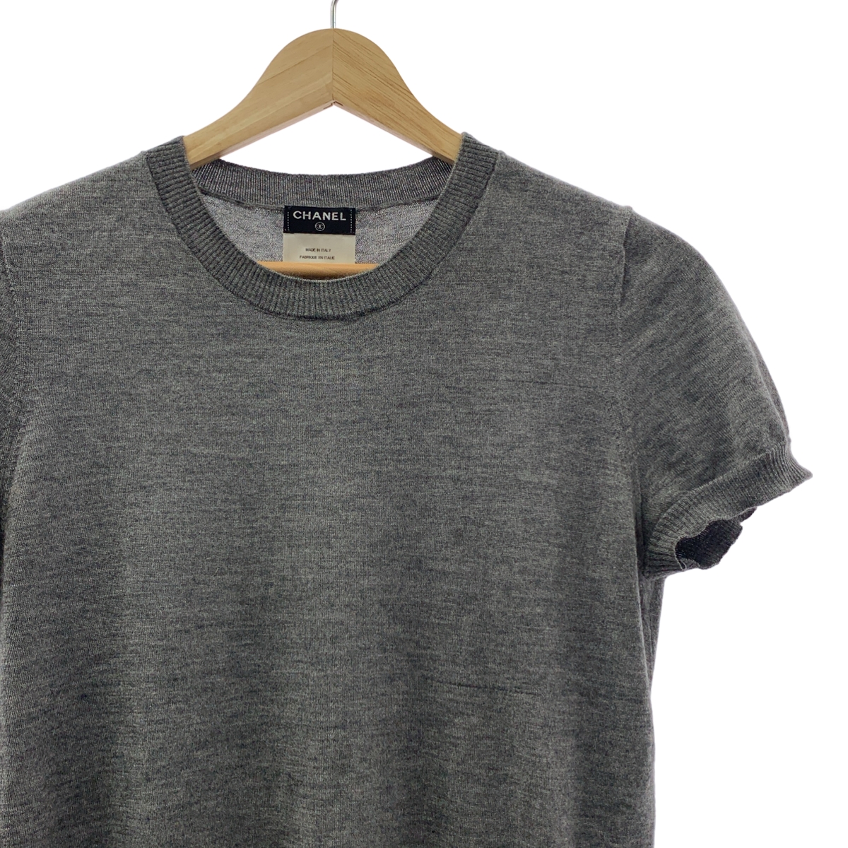 CHANEL / シャネル フレンチスリーブ カシミヤシルク ニット