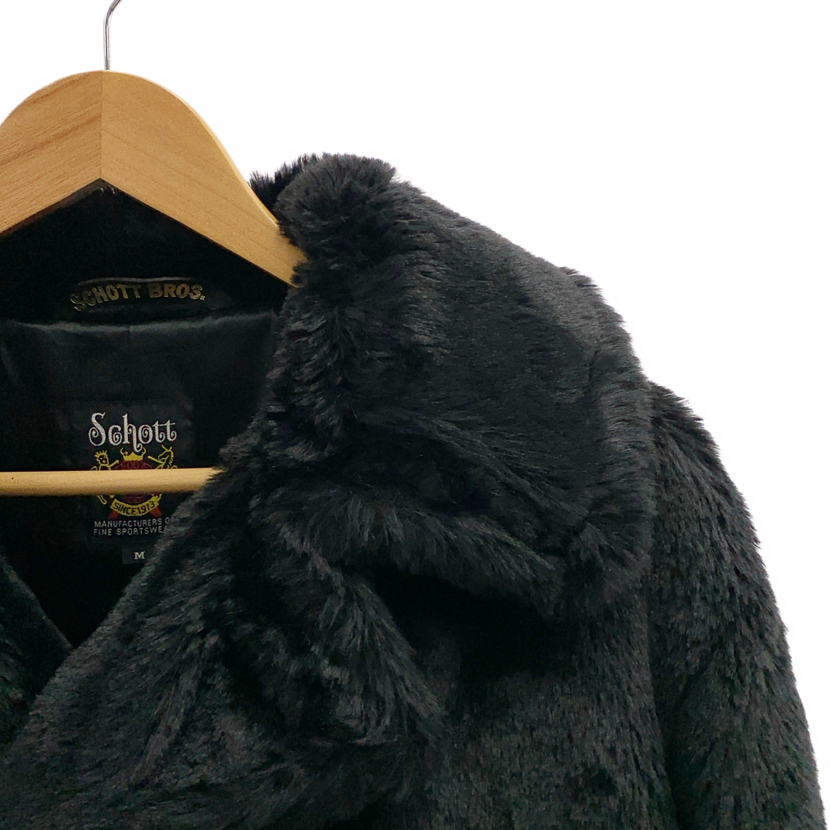 SCHOTT / ショット フェイクファー ピーコート