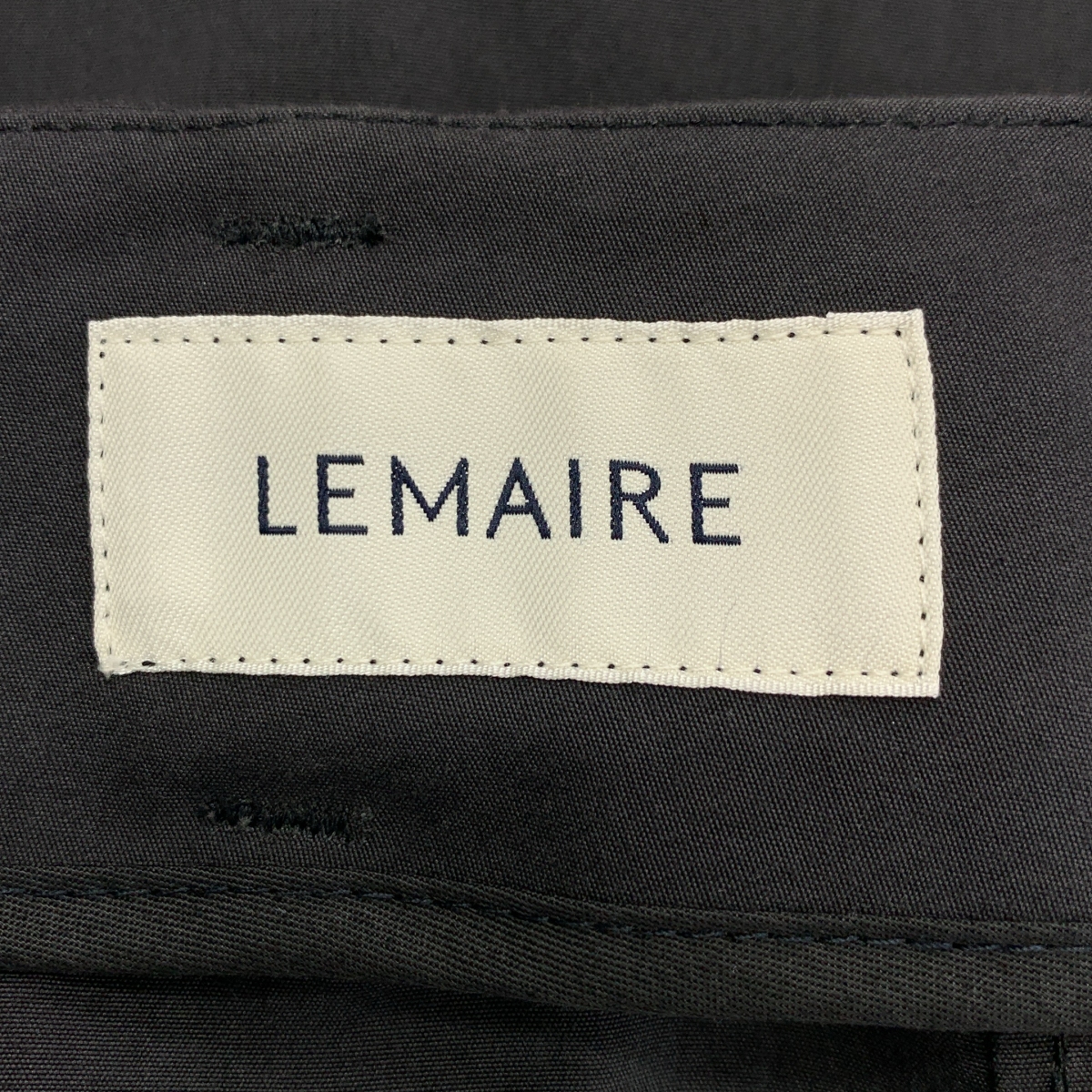 LEMAIRE / ルメール SEAMLESS BELTED PANTS コットン シームレス ベルトパンツ