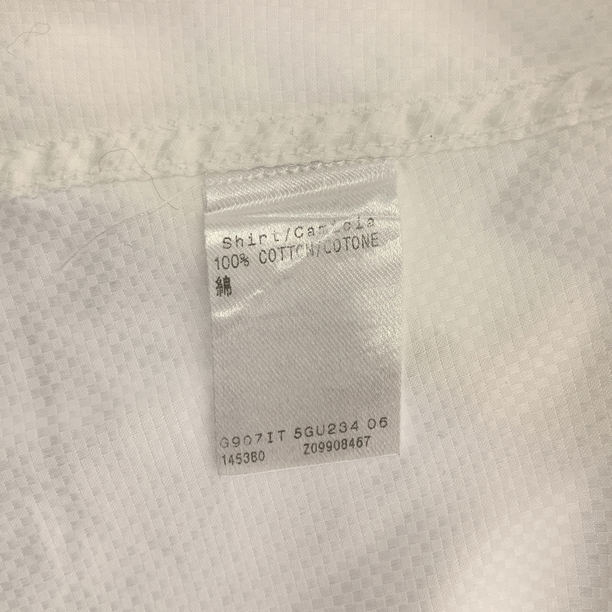 GUCCI / グッチ ロゴボタン ビッグカラー ドレスシャツ