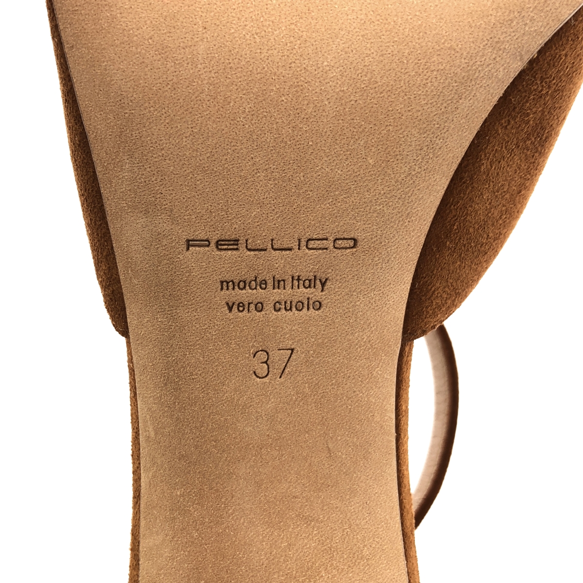 PELLICO / ペリーコ スエード レザー レースアップ ストラップ チャンキーヒール サンダル パンプス