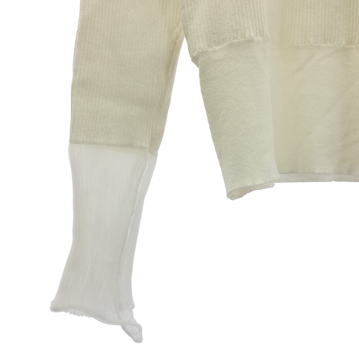 ENTO / エント レーヨン シアーレイヤードスリーブニット