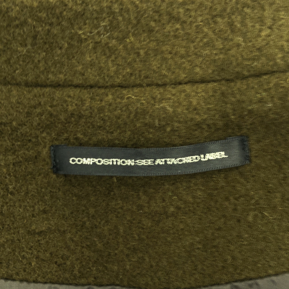 Y's / ワイズヨウジヤマモト ウール ベルテッド オーバーコート / 総裏地