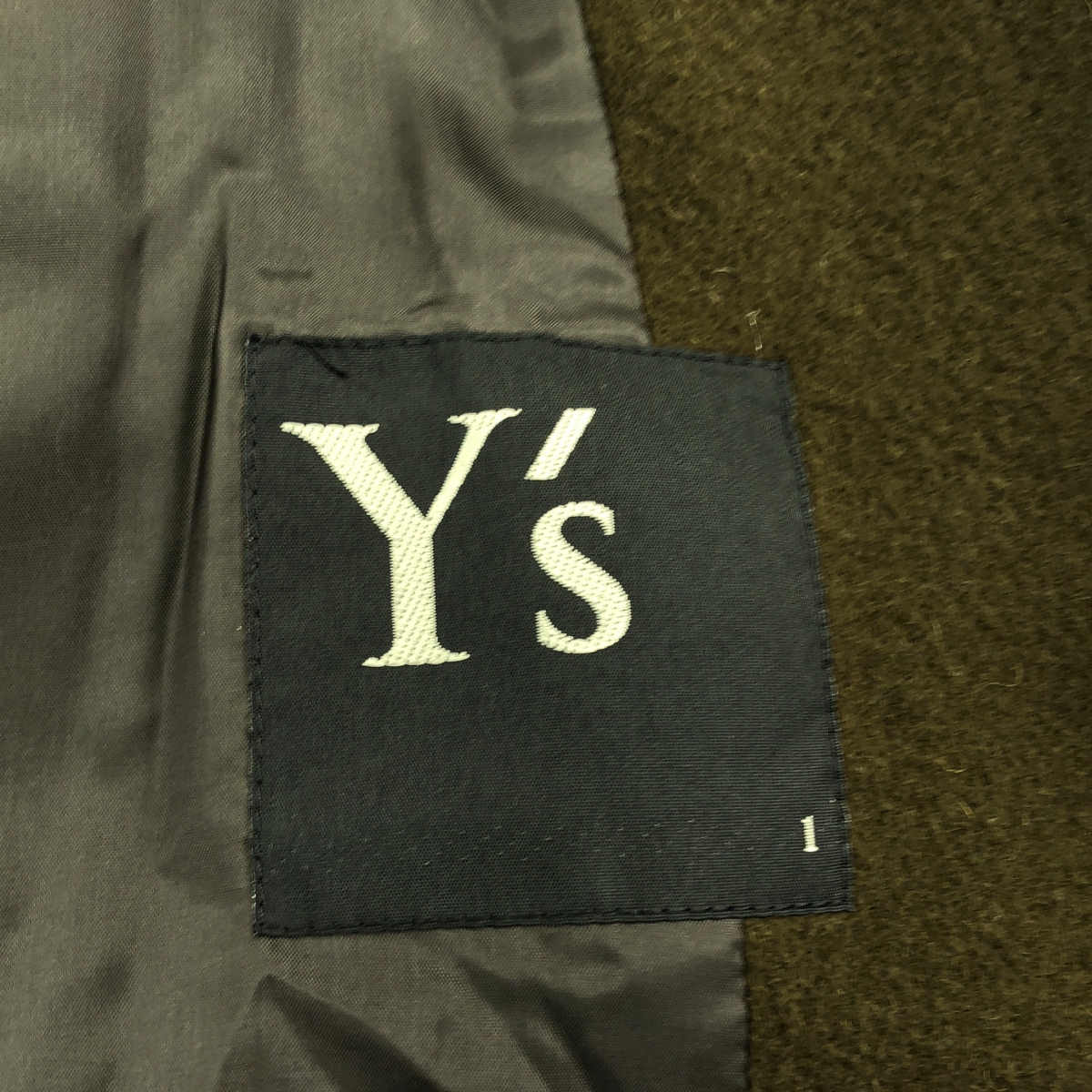 Y's / ワイズヨウジヤマモト ウール ベルテッド オーバーコート / 総裏地