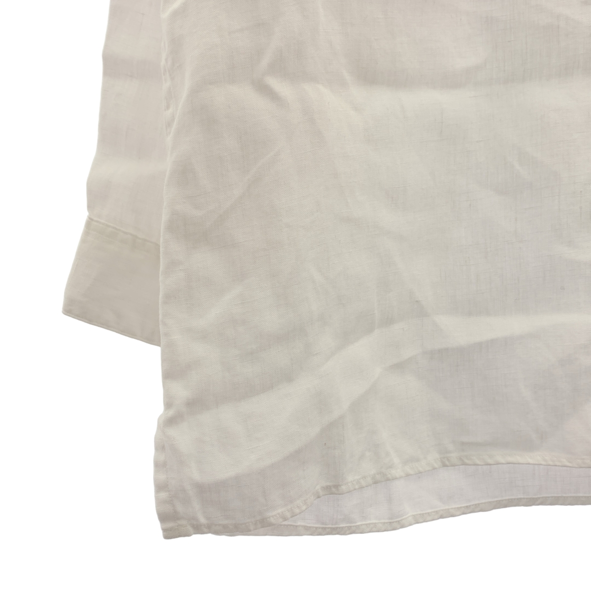 MARGARET HOWELL / マーガレットハウエル リネン ノーカラーシャツ