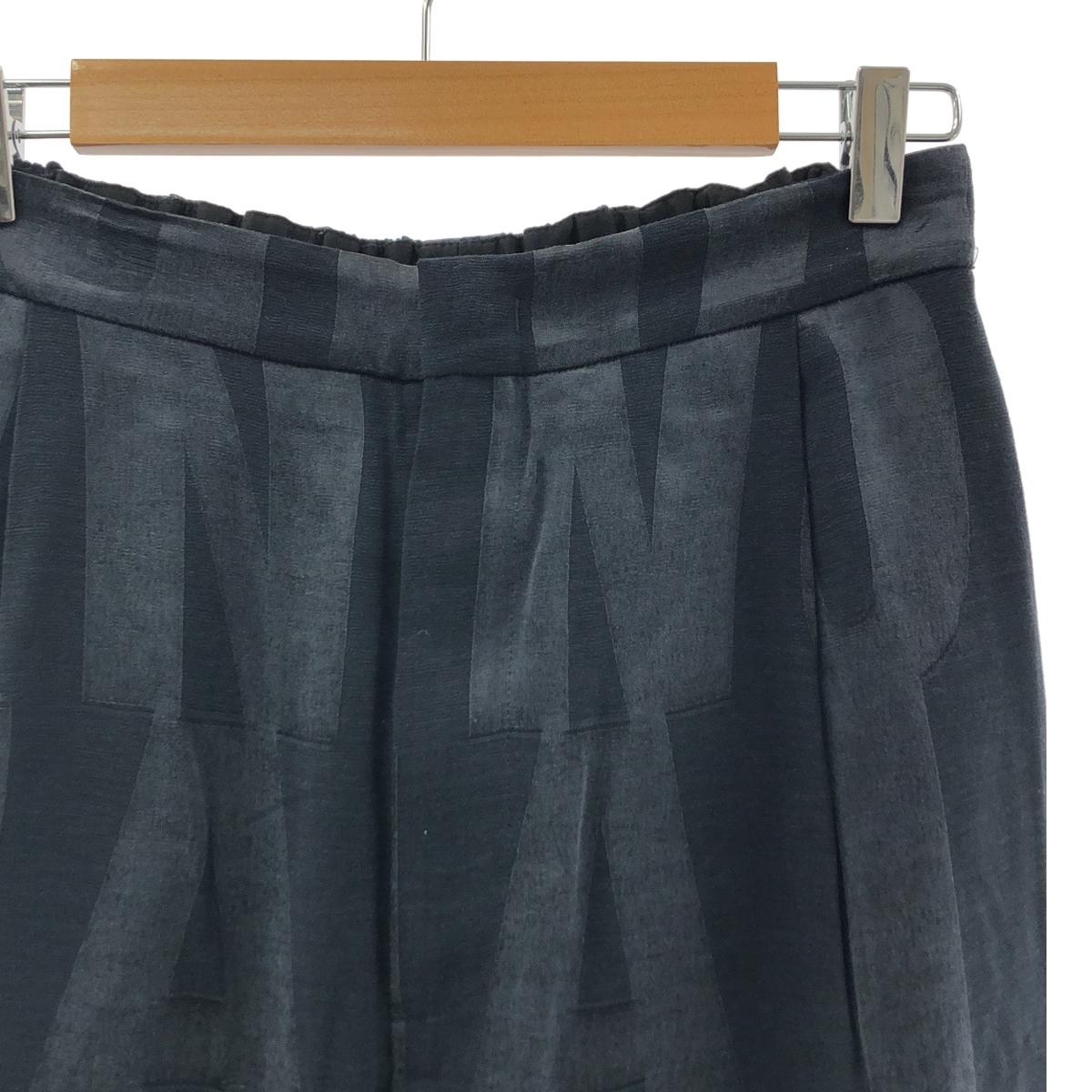 GIORGIO ARMANI / ジョルジオアルマーニ 総ロゴ タック イージー パンツ