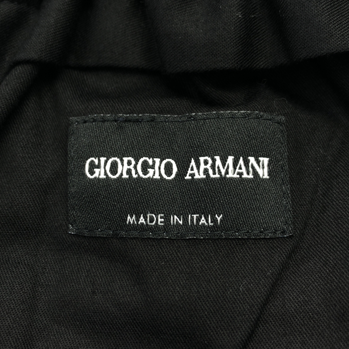 GIORGIO ARMANI / ジョルジオアルマーニ 総ロゴ タック イージー パンツ