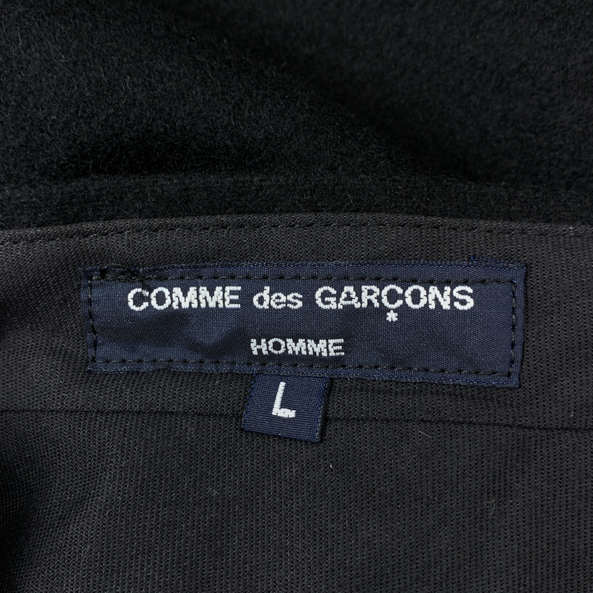 COMME des GARCONS HOMME / コムデギャルソンオム ウール 縮絨 2タック サルエル ワイドパンツ