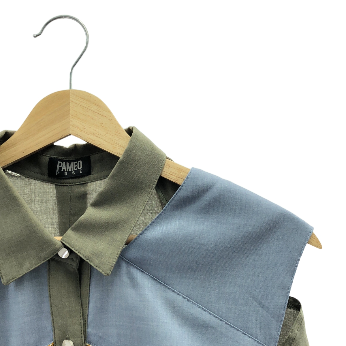 PAMEO POSE / パメオポーズ Emperor Dress / バイカラーワンピース / インナー付き