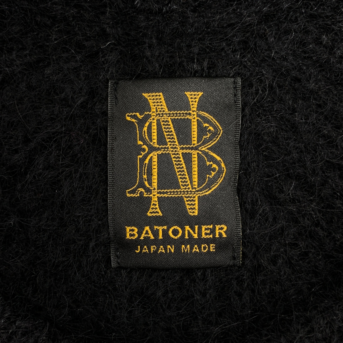 BATONER / バトナー PURE MOHAIR100％ SIGNATURE CREW NECK モヘア ニット