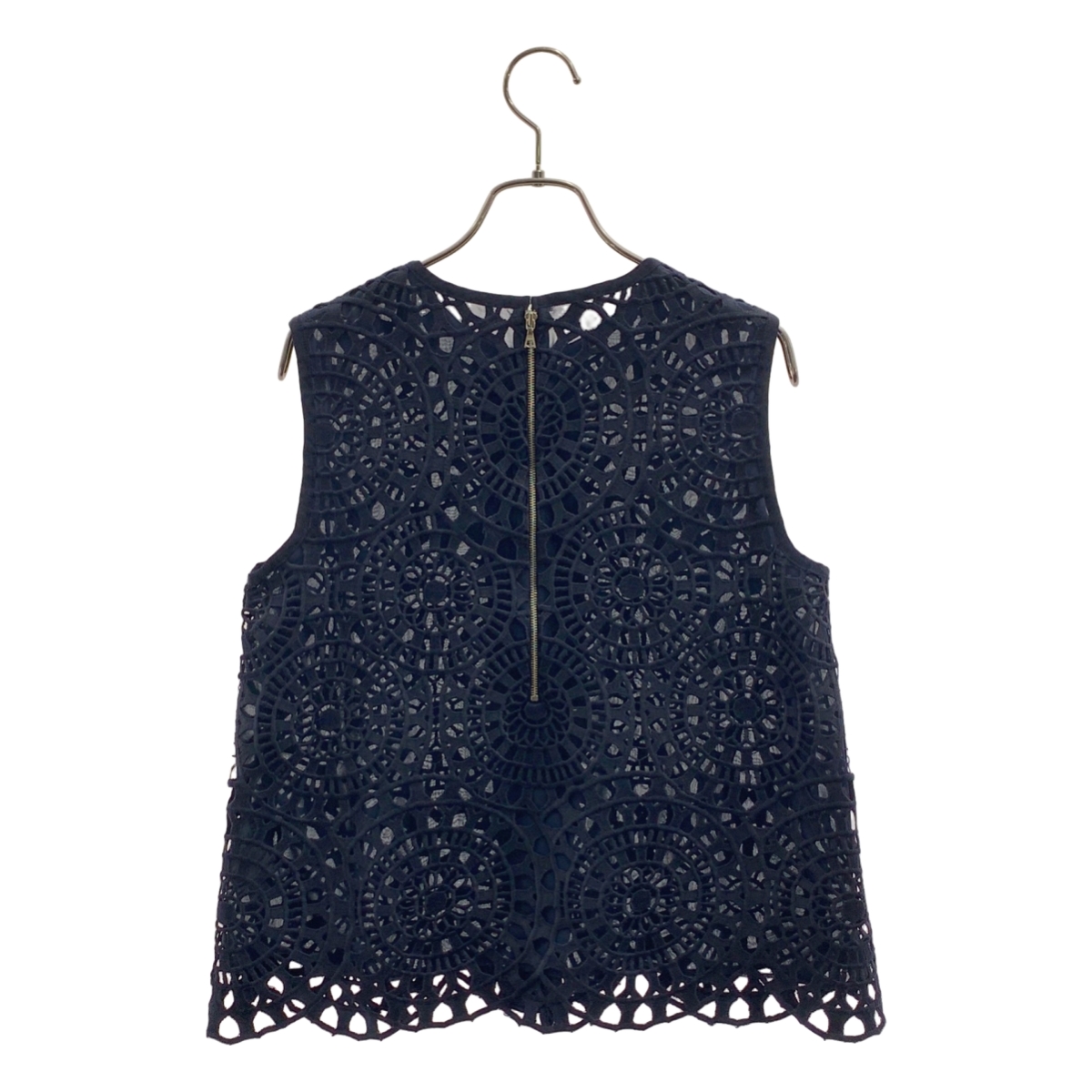 ADORE / アドーア レース フリル プルオーバー ノースリーブブラウス