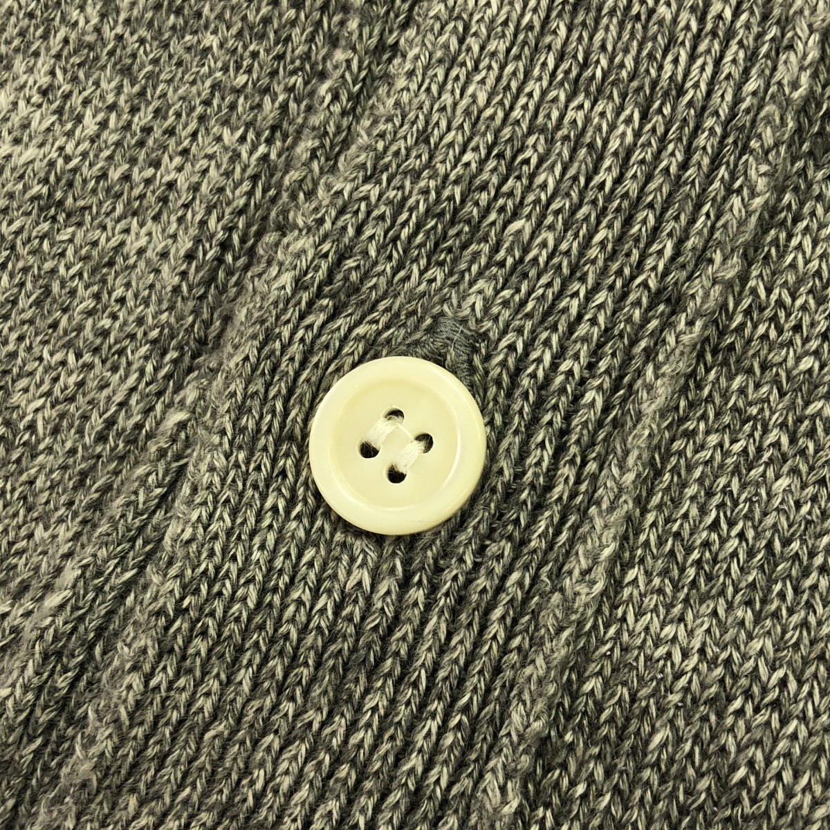 COMME des GARCONS SHIRT / コムデギャルソンシャツ リネン バイカラー ニット カーディガン