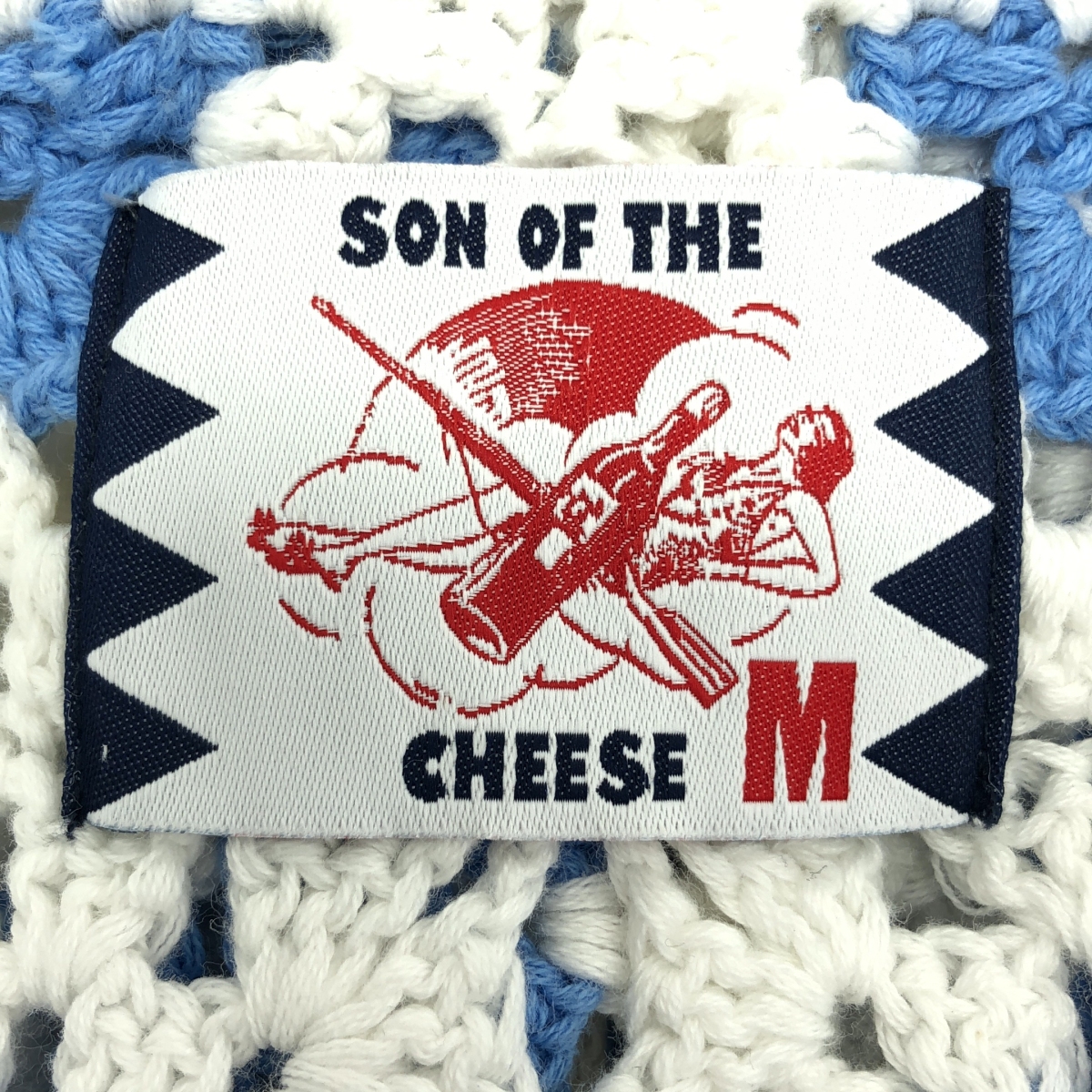 SON OF THE CHEESE / サノバチーズ Flower Knit Shirt フラワー ニット ポロシャツ