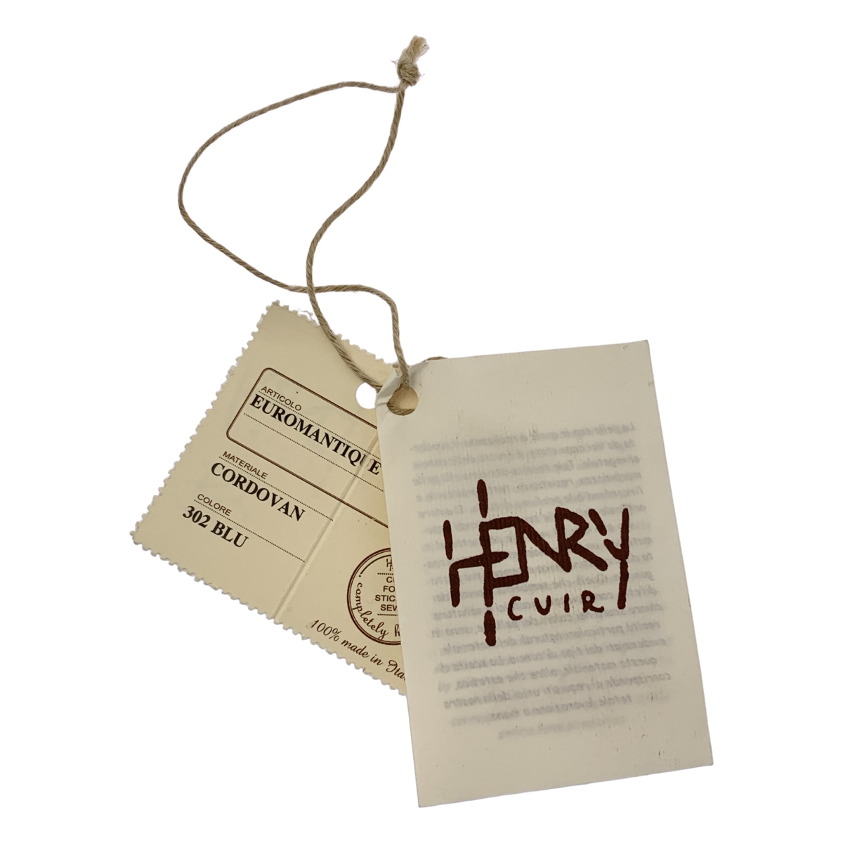 Henry Cuir / アンリークイール EUROMANTIQUE コードバン レザー カードケース