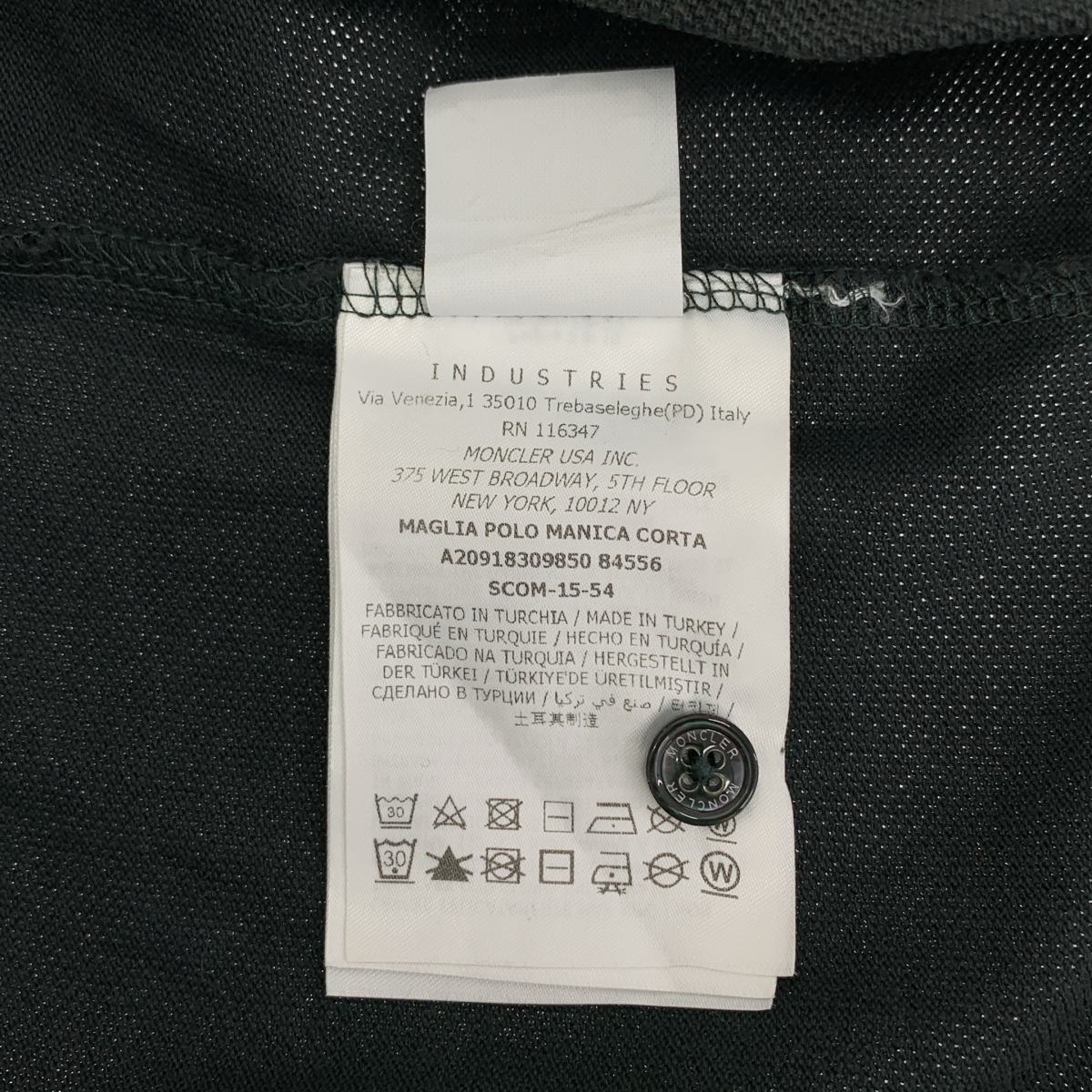 MONCLER / モンクレール コットン ロゴ ポロシャツ