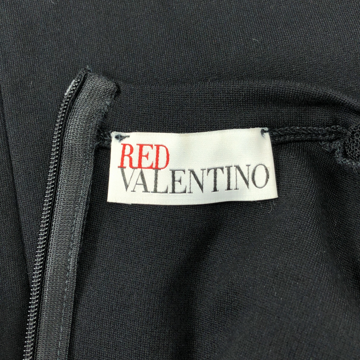 RED VALENTINO / レッドヴァレンティノ スター チュール切替 ギャザーワンピース