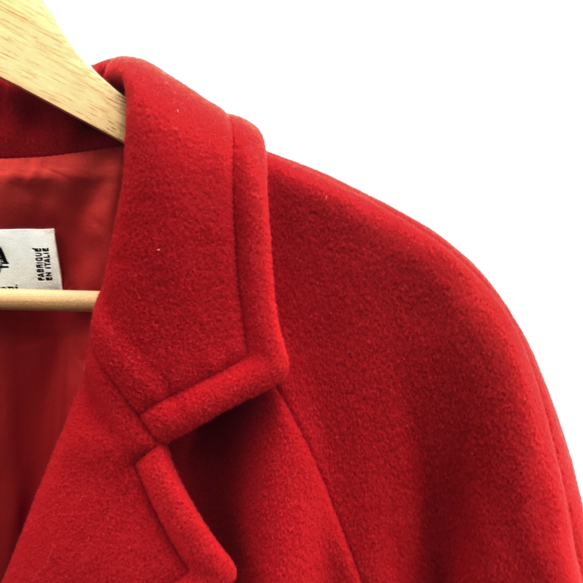 VALENTINO / ヴァレンティノ carisma / ウール ロゴ 金ボタン シングル オーバーコート / 裏地付き