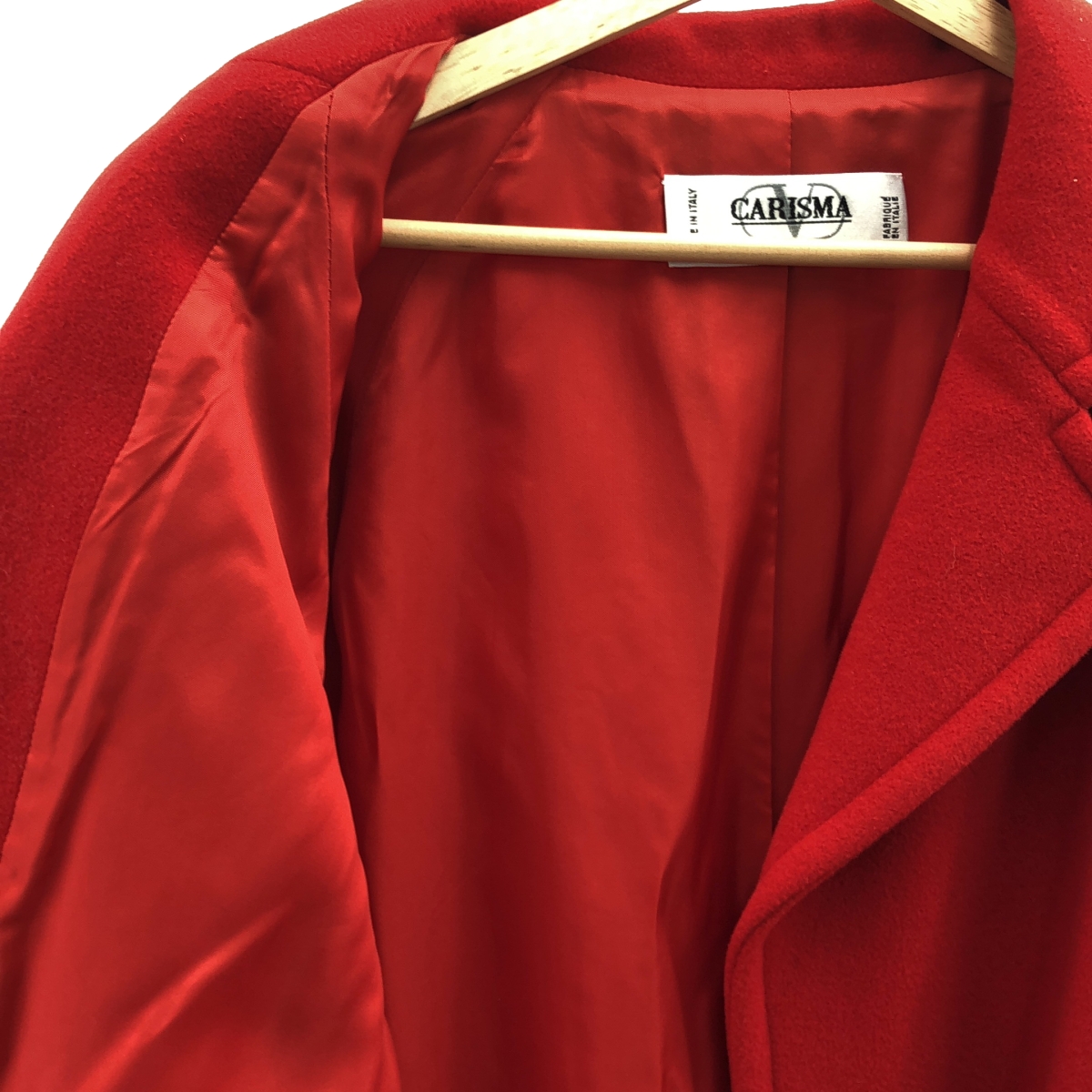 VALENTINO / ヴァレンティノ carisma / ウール ロゴ 金ボタン シングル オーバーコート / 裏地付き