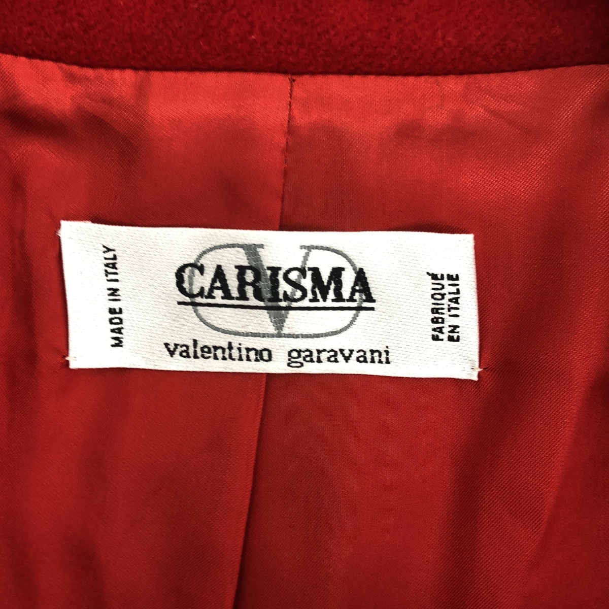 VALENTINO / ヴァレンティノ carisma / ウール ロゴ 金ボタン シングル オーバーコート / 裏地付き