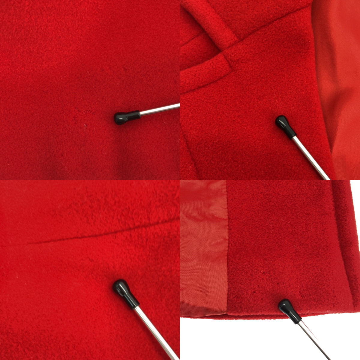 VALENTINO / ヴァレンティノ carisma / ウール ロゴ 金ボタン シングル オーバーコート / 裏地付き