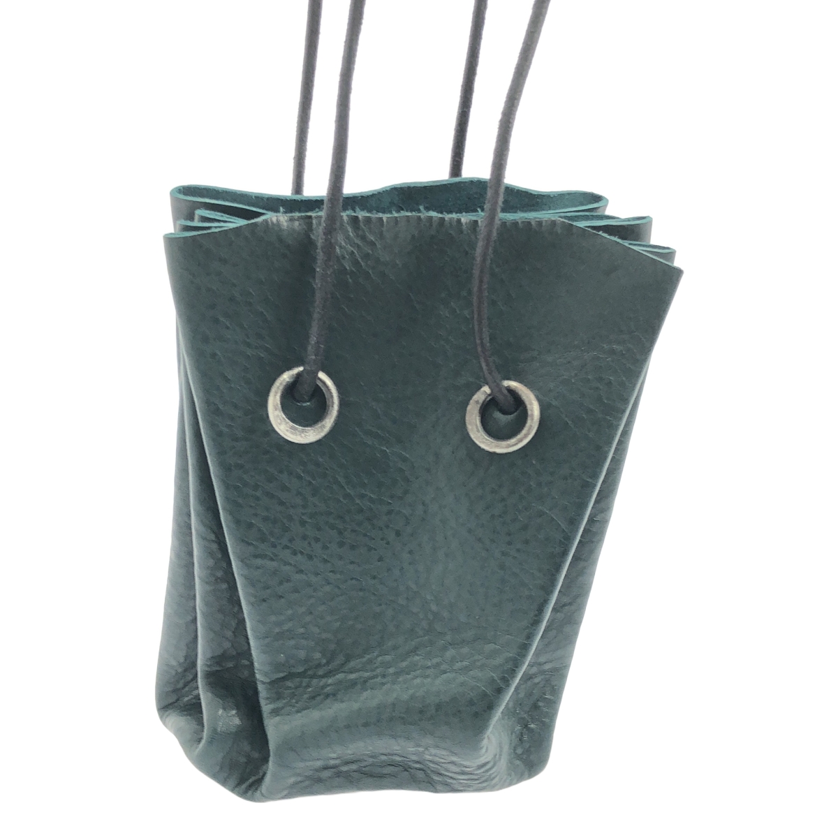 TAGLIOVIVO / タリオヴィヴォ × HUES レザー 巾着 ショルダーバッグ