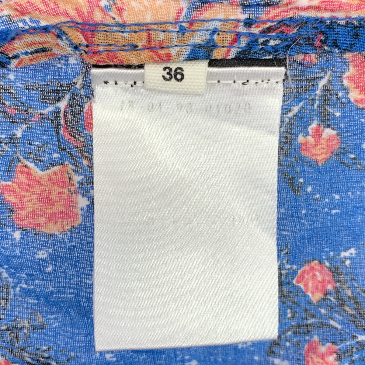 ISABEL MARANT ETOILE / イザベルマランエトワール フラワープリント プルオーバー ノースリーブブラウス