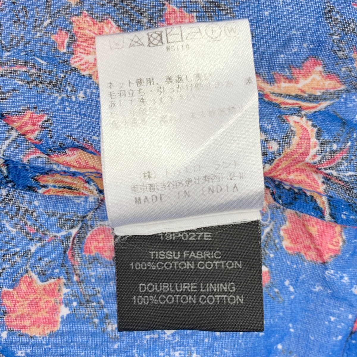 ISABEL MARANT ETOILE / イザベルマランエトワール フラワープリント プルオーバー ノースリーブブラウス