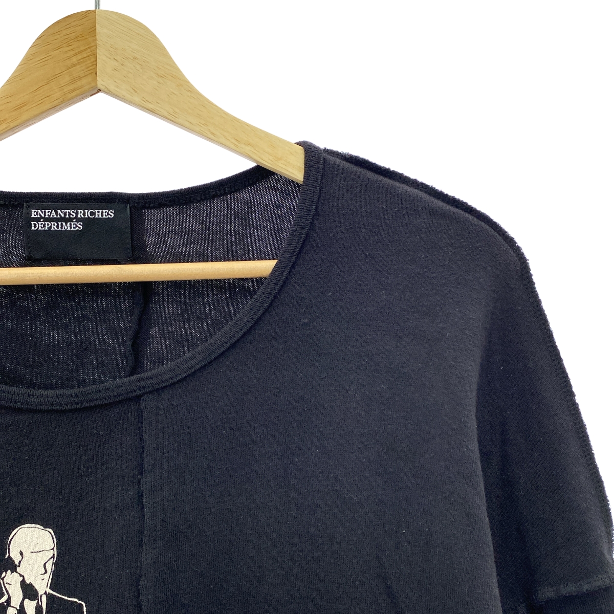 その他 再構築 パッチ プリント オーバー カットソー