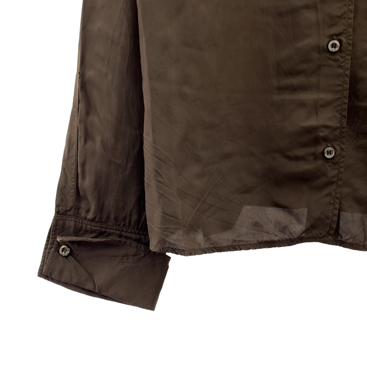 miu miu / ミュウミュウ レーヨン ボタンダウンシャツ