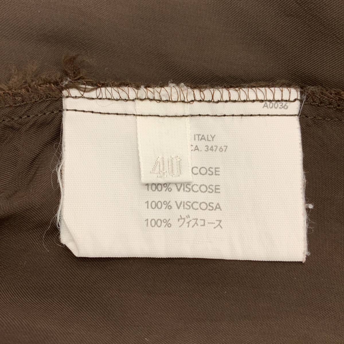 miu miu / ミュウミュウ レーヨン ボタンダウンシャツ