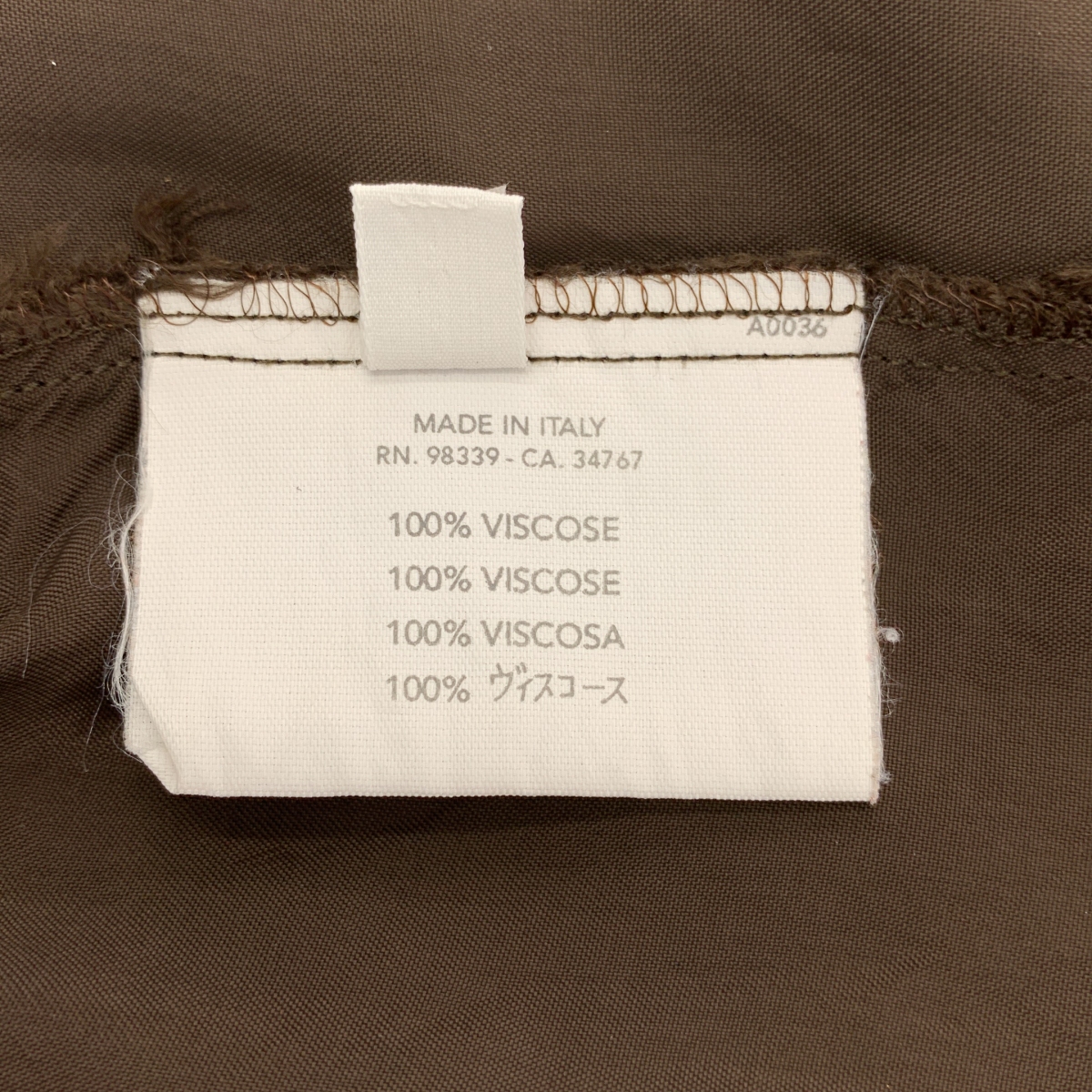 miu miu / ミュウミュウ レーヨン ボタンダウンシャツ