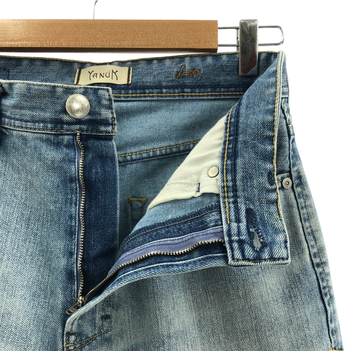 YANUK / ヤヌーク LEA レア / ボーイズストレートデニム