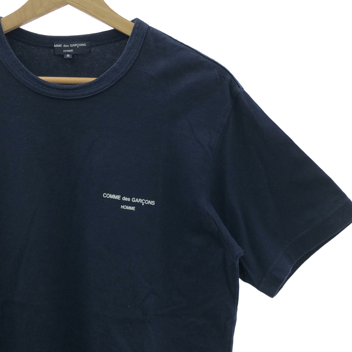 COMME des GARCONS HOMME / コムデギャルソンオム 綿天竺 ロゴ プリント Tシャツ