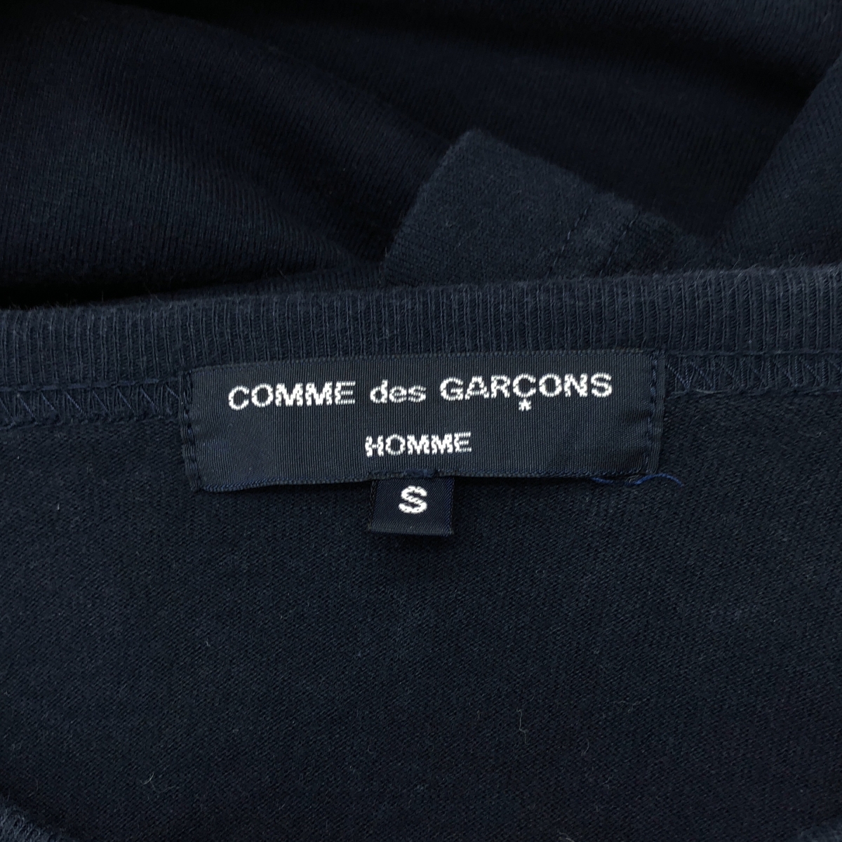 COMME des GARCONS HOMME / コムデギャルソンオム 綿天竺 ロゴ プリント Tシャツ
