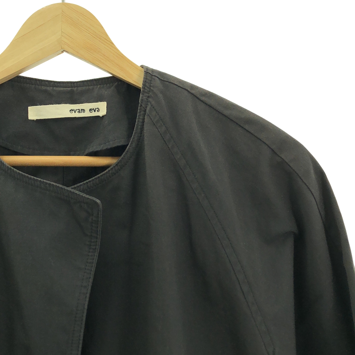 evam eva / エヴァムエヴァ コットン ヘンプ ショートコート