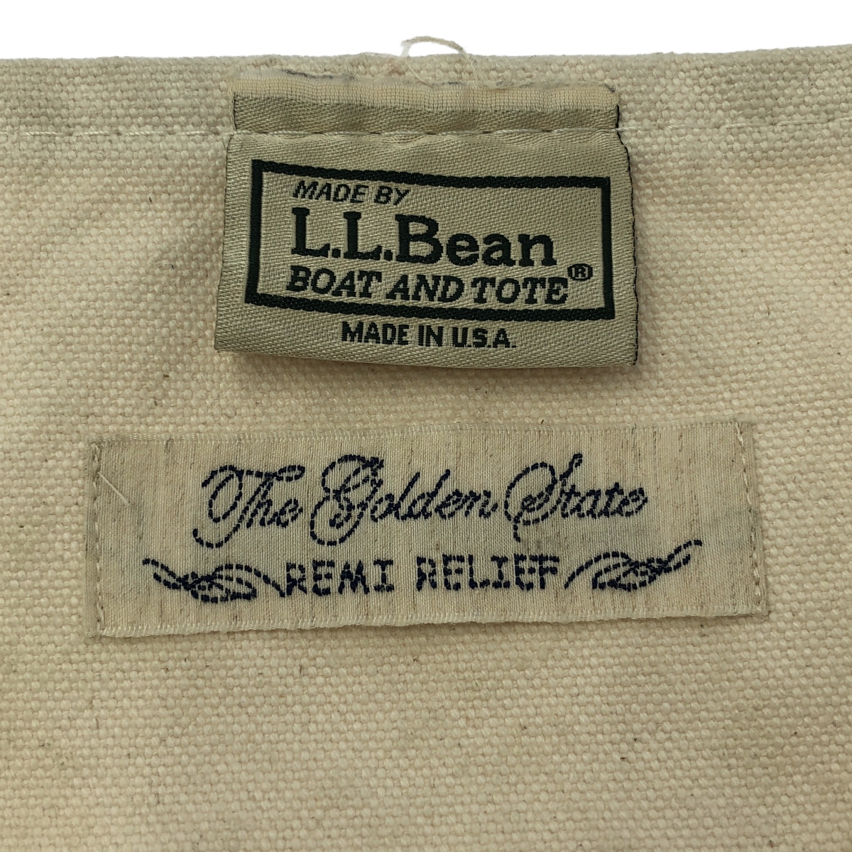 L'Appartment DEUXIEME CLASSE / アパルトモンドゥーズィエムクラス 【L.L.Bean×REMI RELIEF】canvas small tote Bag キャンバス スモール トートバッグ